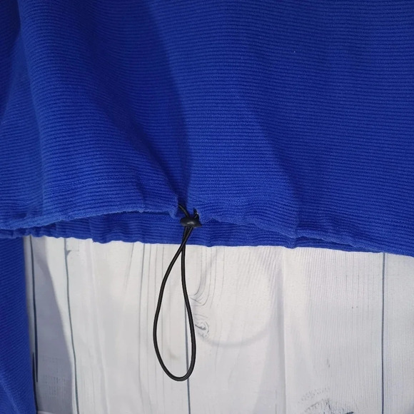 Forever 21 long sleeve blue crop top - Picture 3 of 6